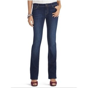 White House Black Market Blanc  bootcut jeans size 8S